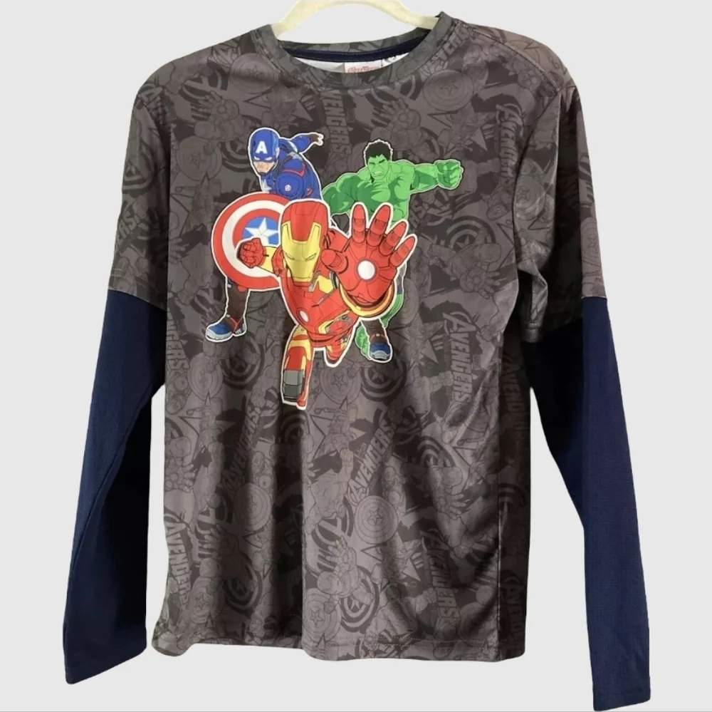 Marvel Kids Matching Set - Black and Blue Size 10/12